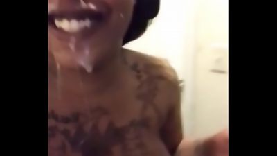 Haduken! Part couple side chick jizz walk! enormous facial cumshot for my side slut