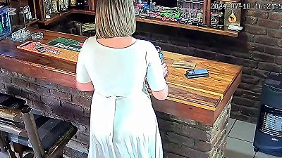 Caught my wifey cheating on camera