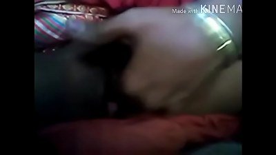 Indian my  wife finger-tickling her red cunny