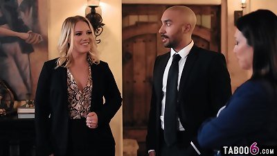 lesbo wife Rayveness still wants bone and her partner Candice Dare loves to see