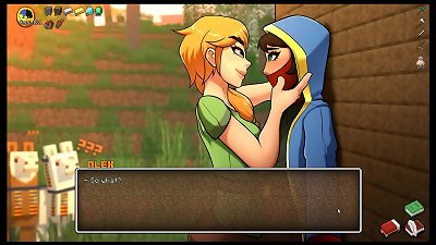 HornyCraft [Minecraft Parody anime game PornPlay ] Ep.35 all minecraft girls wants to stroke Steve giant shaft !