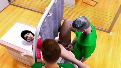 molten girlfriend Epi 35 She heads to the physician to check her because she sensed something in her pink pucker and they end up ravaging her sans her noticing Download Game Here: http://bit.ly/GamerPran