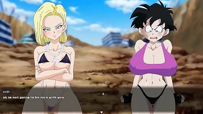 super biotch Z Tournament [Hentai game] Ep.2 catfight with videl chichi bulma and android 18