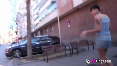 Vivi makes her very first double penetration at just 20!!!!