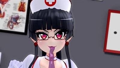 Nurse Rory - masturbating Time! - skin B