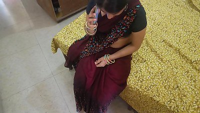 steaming Indian Desi village housewife was hardcore hookup with dever in clear Hindi chat