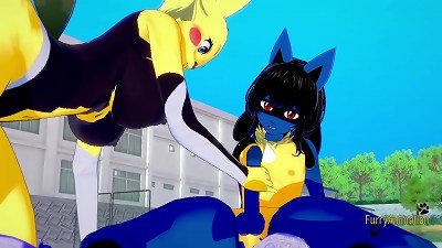 Pokemon anime porn wooly Yiff 3d - Lucario x Pikachu firm fuckfest - chinese asian hentai hentai game porn comic