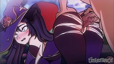 Genshin impact penetrating Mona Megistus