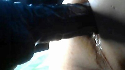 screwing that beautiful teen bootie with a large fake penis