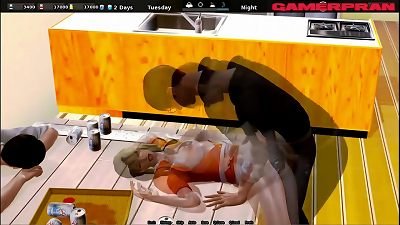 I visit my teacher and she is a highly spectacular Married lady I hope her husband fell asleep to plumb in front of her husband