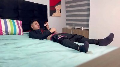 While I was masturbating, she deepthroated me off