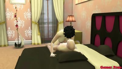 Dragon Ball porno Epi legal hentai Intercambio de Esposas Videl y Nro 18 Folladas como perras Maduras infieles Calientes NTR