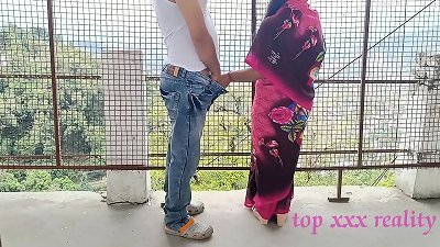 hard-core Bengali sizzling bhabhi amazing outdoor fuck-fest in pinkish saree with smart thief! hardcore Hindi web series hump Last episode 2022