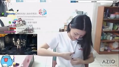 grimace streamer chinese flashing brilliant shape udders in an titillating way