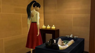 chinese mummy Helping son-in-law masturbate In The bathtub || mom Catches Her son-in-law stroking || korean mother And sonnie || korean movie sex vignette || mom Helps son jizm