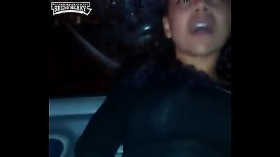 splashing in the car