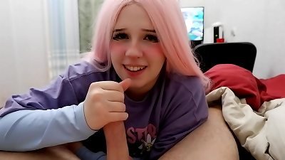 The dude missed the uber-cute facehole of his girlfriend