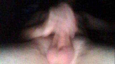 guy stroking large manstick cum shot