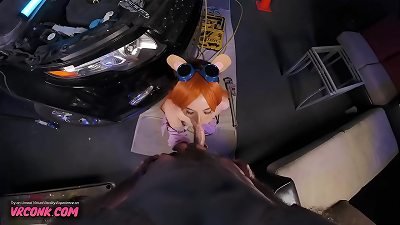 VR Conk Demi Hawks as adorable Gadget Hackwrench cosplay hardcore VR porno