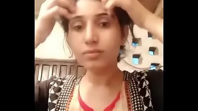 Desi woman showing mounds