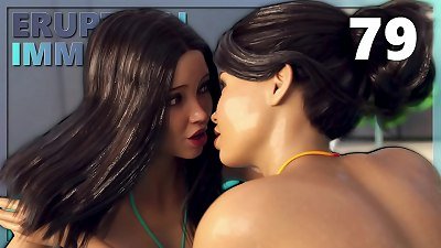 ERUPTION IMMINENT #79 &bull; wet and molten babes having fun in the pool