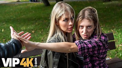 VIP4K. hot and playful ash-blonde Zlata shine is cheating on her girlfriend with a ample boss