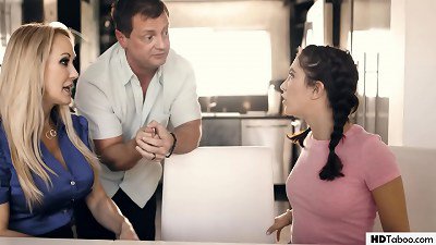 weird Parents drill Jane Wilde - Brandi love