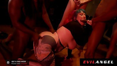 famous Proxy Paige comebacks For jism gulping ass fucking gang-fuck - EvilAngel