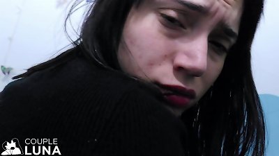 young Dog bouncing succulent on a meaty Dick! spurting and cum