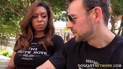 Katt Garcia Gets Her butt stuffed With white dick