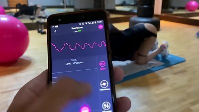 exercise Games Gone Wild. fitness fun With Remote control vibrator Lovense chubby