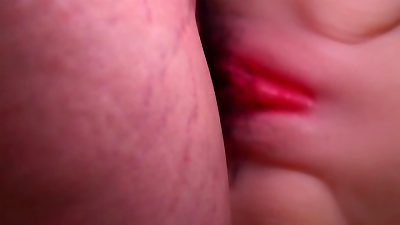 Stick it in her snatch and ass.