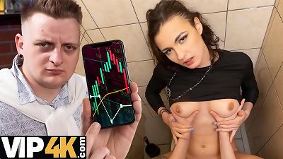 HUNT4K. His stocks are fallen while your manhood is rising in my vulva