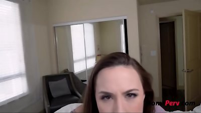 buxom brunette cougar mom penetrated While Working Out- Chanel Preston