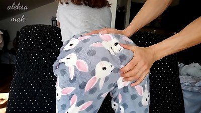 18 yo slap firm big japanese nubile butt non stop fingering doggy fashion