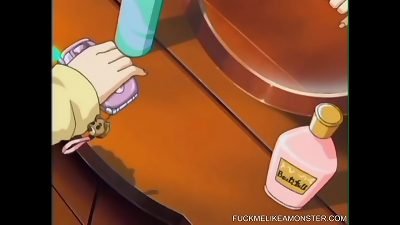 moist pussied anime teenage getting ravaged stiff