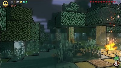 HornyCraft [Minecraft Parody hentai game PornPlay ] Ep.32 the haze devil girl is a sexy femdom striptease