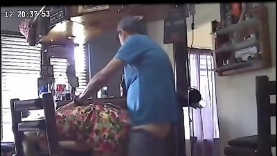 Spy camera : caught my wifey nailing the eighteen yr senior neighbor