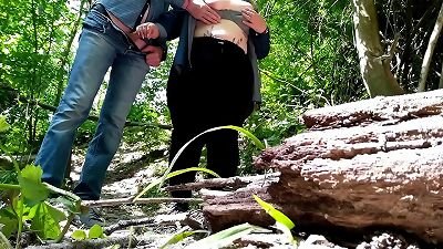 jaw-dropping big stranger helped me jizz outdoors