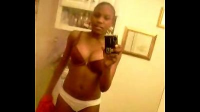 black first-timer cam striptease