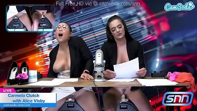 super-steamy bod news anchors masturbate on air
