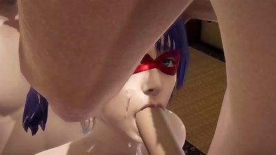 LadyBug 3 way dual oral pleasure   double invasion [Full Video]