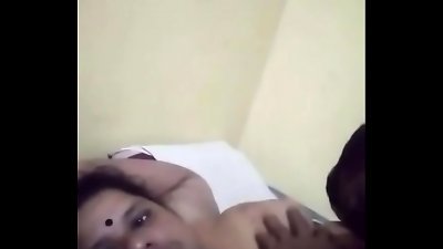 Desi thick tits aunty hump with her hubby buddy