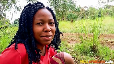 African Park tryst completes in hostel apartment amateur plow and jizz flow