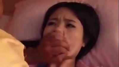 asian bro And dad penetrate sis Together