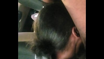 Thot slut deep throats rod gobble my Balls, then gobble  and swallows my cum