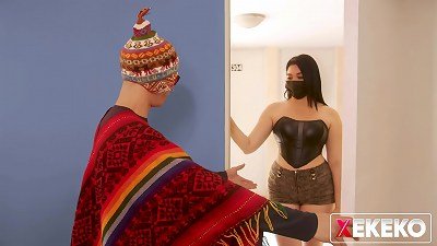 Peruvian witch seduces a white Venezuelan chick and plows her with lies.