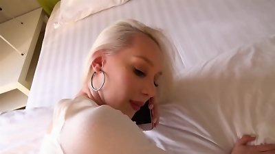 husband doesn't know that this mega-slut loves to suck peckers of unknown men