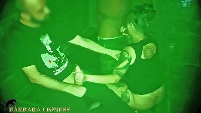 hotwife films me gangbanging in the dark apartment with a nightvision camera! (Complete in RED)