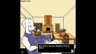 Uddertale [ Parody manga game PornPlay] Ep.1 Tori caught stroking noisily